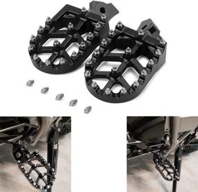 img 3 attached to AnXin CNC Foot Pegs Footrests Black Motorcycle - Compatible with Z50R 80-99 XR50R 00-03 XR70R 97-03 XR80R XR100R 85-03 CRF80F CRF100F 04-13