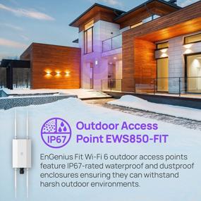 img 3 attached to EnGenius Fit Managed EWS850-FIT Wi-Fi 6 (11Ax) 2X2 Outdoor Access Point