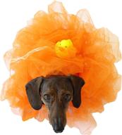 spooky fun for your pup: small orange loofah halloween costume from midlee logo