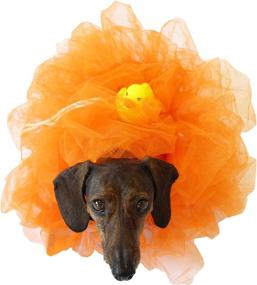 img 4 attached to Spooky Fun For Your Pup: Small Orange Loofah Halloween Costume From Midlee