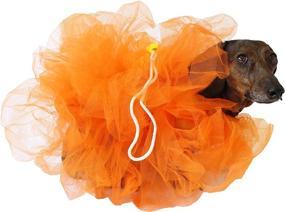 img 3 attached to Spooky Fun For Your Pup: Small Orange Loofah Halloween Costume From Midlee