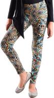 dinamit jeans printed leggings indigo girls' clothing : leggings logo