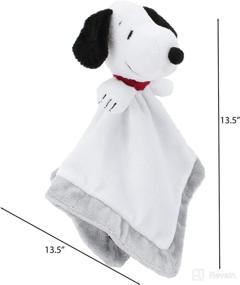 img 3 attached to 🐶 Animal Adventure® Peanuts® Snoopy 3-Piece Baby Bundle with Rattle, Lovie, Pacifier Clip, and 30&#34; x 40&#34; Blanket