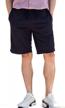 men's b2body shorts with invisible zipper pockets, hidden stash & elastic waist drawstring 10” logo