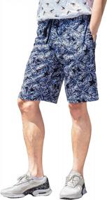 img 2 attached to Men'S B2BODY Shorts With Invisible Zipper Pockets, Hidden Stash & Elastic Waist Drawstring 10”