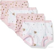 👶 gerber baby girls' 4-pack training underwear логотип