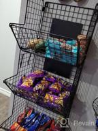 img 1 attached to Organize Your Kitchen With Granrosi Set Of 2 Large Bronze Wire Storage Baskets review by Joe Gilmartin