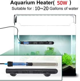 img 2 attached to Mylivell Submersible Thermostat Adjustable Temperature Fish & Aquatic Pets best - Aquarium Heaters & Chillers