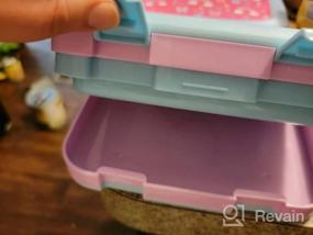 img 7 attached to Colorful Leakproof Bento Lunch Box - 4 Compartments, Utensils Included - Perfect For Kids And Adults!