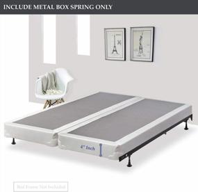 img 3 attached to Greaton Assembled Low Profile Metal Traditional Box Spring/Foundation For Mattress, King, Size