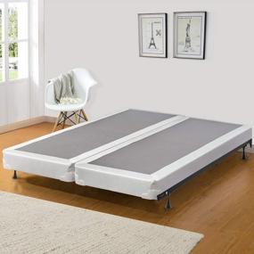 img 4 attached to Greaton Assembled Low Profile Metal Traditional Box Spring/Foundation For Mattress, King, Size