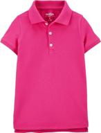 👚 little girls' short sleeve uniform tops for girls' clothing - tees & blouses logo