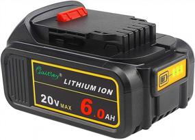 img 4 attached to Power Up Your Dewalt Tools With Waitley DCB200 20V Max 6.0Ah Lithium Ion Replacement Battery