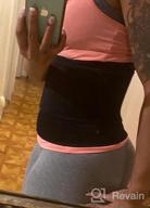 img 1 attached to Wonderience Women'S Neoprene Sauna Sweat Waist Trainer Belt - Ideal For Workouts And Sports - Waist Trimmer For Effective Weight Loss review by Walt Smirnoff