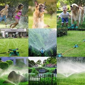 img 1 attached to Automatic Garden Watering System: Riemex 360° Rotating Sprinkler For Lawn Irrigation