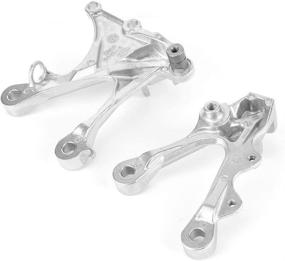 img 2 attached to Front Rider Foot Pegs Bracket For Kawasaki Zx6R 2005 2006 2007 2008 ZX636 2005 2006