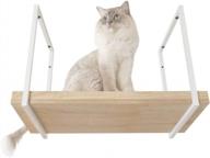 upgrade your cat's playtime with the myzoo avenue wall-mounted cat walkway superhighway – 23.5in (m), white logo