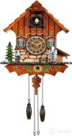 🕰️ vintage black forest cuckoo clock – antique quartz pendulum wall clock for home decor logo