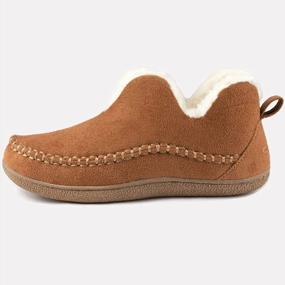 img 3 attached to Cozy Up With Wishcotton'S Women'S Ankle Bootie Moccasin Slippers - Perfect For Winter!
