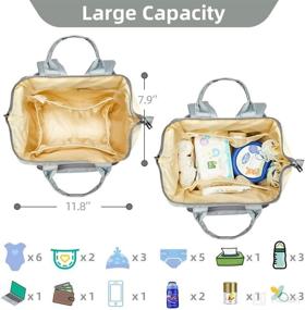 img 2 attached to Backpack Multifunction Maternity Changing Waterproof Diapering best for Diaper Bags