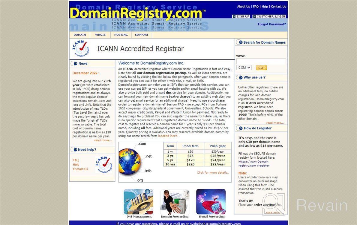 img 1 attached to Domain Registry Domain Registration review by Paul Sanchez