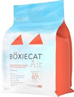 🐱 boxiecat air lightweight, extra strength clumping cat litter - plant-based formula - scent free for multiple cats - ultra clean litter box, probiotic powered odor control, virtually dust free logo