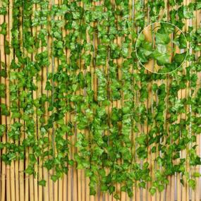 img 3 attached to Create Lush Green Spaces With DearHouse'S Artificial Ivy Vine Garlands - Perfect For Home, Office, And Event Decor!