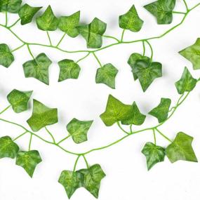 img 1 attached to Create Lush Green Spaces With DearHouse'S Artificial Ivy Vine Garlands - Perfect For Home, Office, And Event Decor!