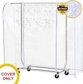 img 3 attached to Protect Your Clothes With Ruibo'S Clear Garment Rack Cover - Waterproof And Dustproof With 2 Durable Zippers (Size M: 59X20X60 Inches)
