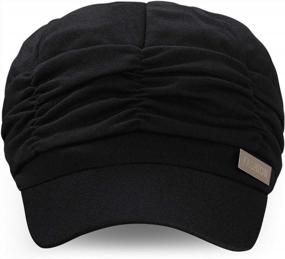 img 2 attached to Womens Peaked Newsboy Cap - Stylish And Functional Headwear For Women