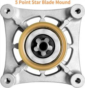 img 2 attached to Belleone 2 Pack Spindle Assembly: Compatible With Craftsman, Husqvarna, Ariens And Poulan Pro 42-54" Mowers