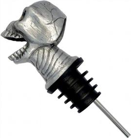 img 3 attached to Nickel Skull Wine Aerator Pourer Whiskey Pourer Halloween Souvenirs Gifts Unique Gift For Skull Lovers.