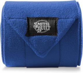 img 3 attached to Protect Your Horse'S Legs In Style With SmithBuilt Equine Fleece Polo Wraps In Blue (Set Of 4)