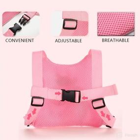 img 3 attached to Secure Toddler Leash - Baby Walking Safety Harness and Anti 🦄 Lost Wrist Link for Girls/Boys Travel (Pink, Unicorn) - Ensuring Child Safety