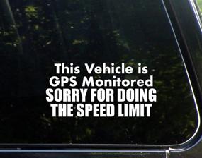 img 1 attached to Vinyl Productions GPS Monitored Vehicle Decals/Stickers - Drive with Speed Limit Compliance