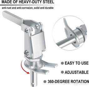 img 1 attached to 🔧 Efficient Stud Mount Valve Spring Compressor (3/8'' and 7/16'') Alternative to Part # 66784 62370