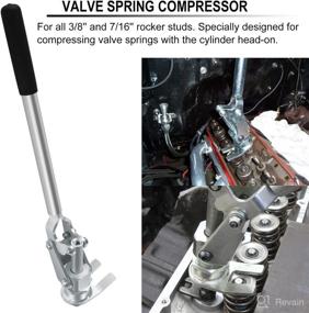 img 3 attached to 🔧 Efficient Stud Mount Valve Spring Compressor (3/8'' and 7/16'') Alternative to Part # 66784 62370