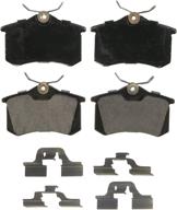 🔒 wagner zd1017 ceramic disc brake pad set - quickstop логотип