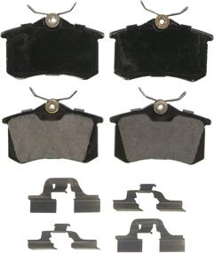 img 4 attached to 🔒 Wagner ZD1017 Ceramic Disc Brake Pad Set - QuickStop