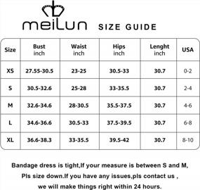img 1 attached to Meilun Sexy Side Slit Bandage Dress For Women Deep V-Neck Dress Cocktail Evening Gowns Wedding Guest Dress