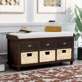 img 4 attached to Organize Your Entryway With Knowlife'S Storage Bench - No Assembly Required!