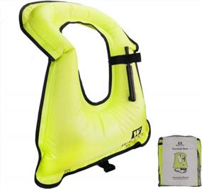 img 4 attached to Stay Afloat And Safe: WACOOL Inflatable Scuba Vest For Adventurous Swimmers!