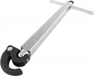 телескопический ключ для раковины hautmec pro с размером зева от 3/8 до 1-1/4 дюйма, выдвижной ручкой от 10 до 17 дюймов, стальным съемником для раковины, накидным гаечным ключом в ограниченном пространстве pl0025 логотип