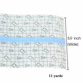 img 3 attached to Waterproof Clear Tattoo Aftercare Bandage Roll - 5.9" X 11 Yds Adhesive Tape For Protective Skin Care - Breathable Film By AebDerp