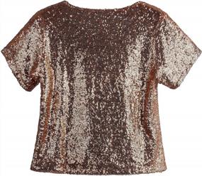 img 2 attached to Glam Up Your Look With VIJIV Women'S Glitter Sequin Top!