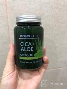 img 11 attached to Consly Cica & Aloe All-In-One Ampoule Multifunctional Calming Ampule Serum with Asian and Aloe Centella, 250 g