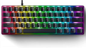 img 4 attached to Upgrade Your Gaming Setup With The Razer Huntsman Mini 60% Keyboard: Analog Optical Switches, PBT Keycaps, & RGB Chroma!