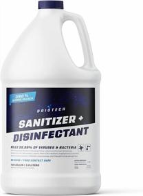 img 3 attached to BRIOTECH Sanitizer + Disinfectant, Kills 99.99% Of Viruses & Bacteria, HOCl Hypochlorous Spray, 0% Bleach 0% Alcohol, Food Contact Safe, Eliminate Non-Living Allergens & Remove Pet Odor (128 Fl Oz)