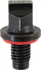 img 3 attached to GM 14Mm Hex Black Oxide Coated Steel Oil Drain Plug With High-Temp Gasket, 4LIFETIMELINES M12X1.75