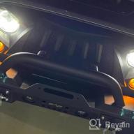 img 1 attached to Front LED Turn Signal Light Compatible With 2007-2017 Jeep Wrangler JK | LITEWAY Fender Side Marker Parking Lights review by Eddie Simpkins